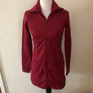 Red Columbia Omni-Wick Long Jacket: Size SP